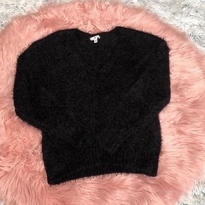 B.P Fluffy V neck sweater